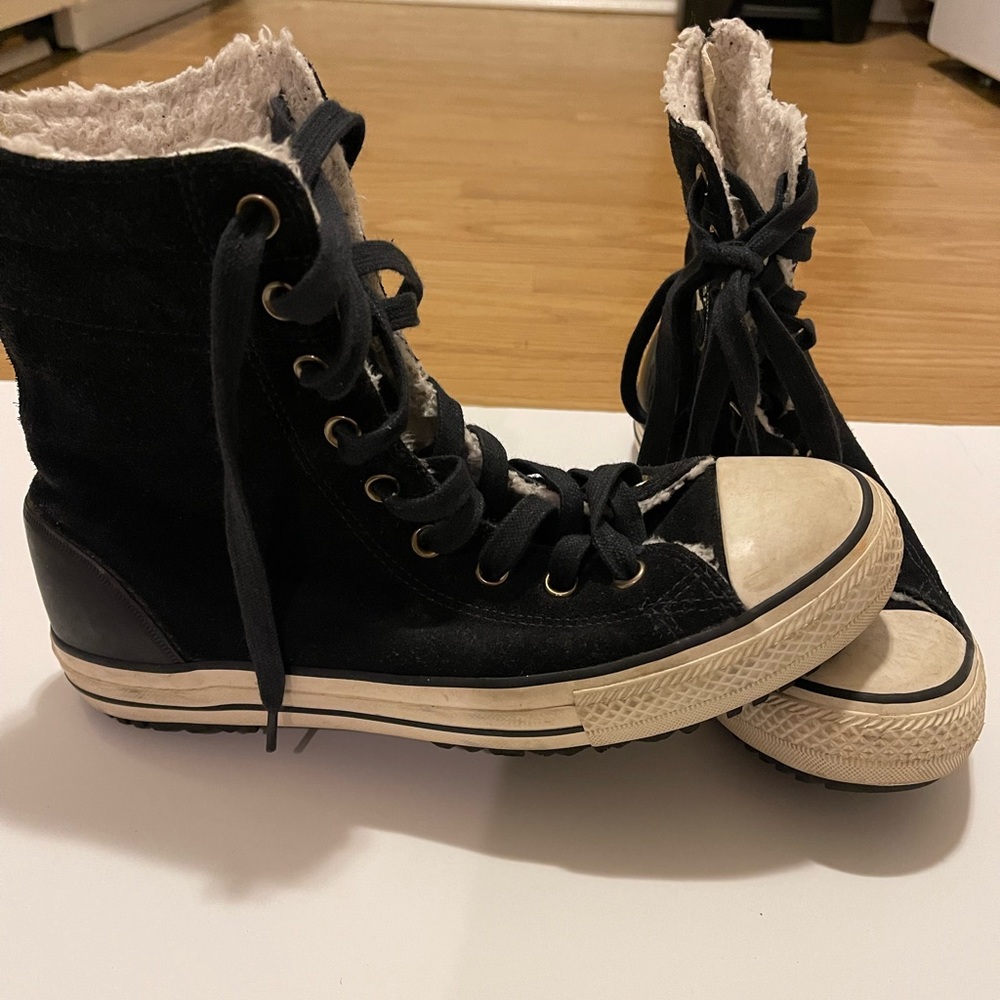 Converse with Faux Fur Lining
